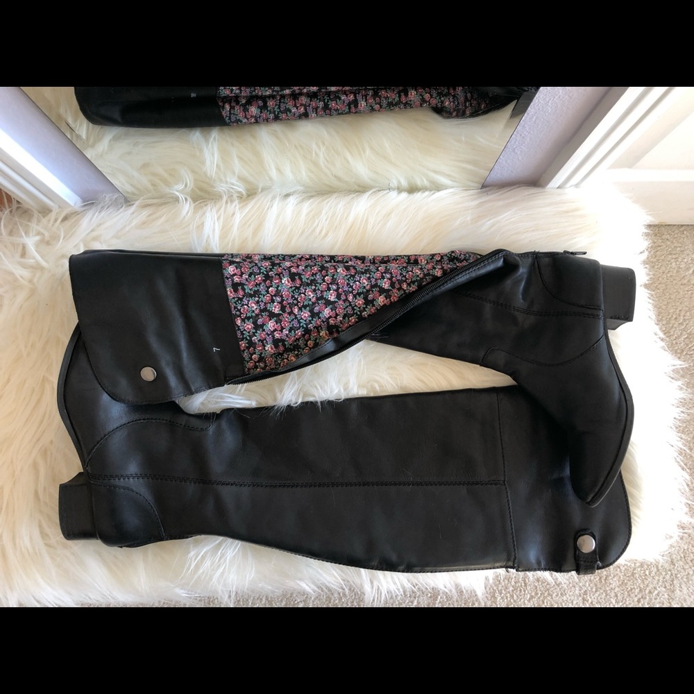 NWOT Black Seychelles Over the Knee Boots